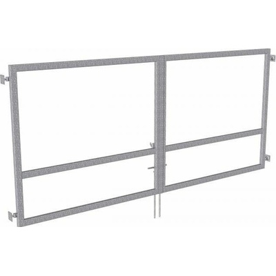 Dvoukřídlá vjezdová brána š. 300 x v. 150 cm – Sleviste.cz