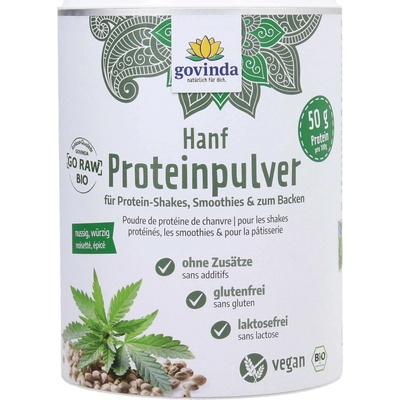 Govinda Bio konopný proteinový prášek 400 g