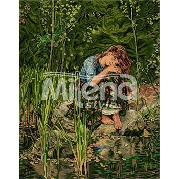 Milena Style Альонушка - гоблен със схема конци dmc 1: 1