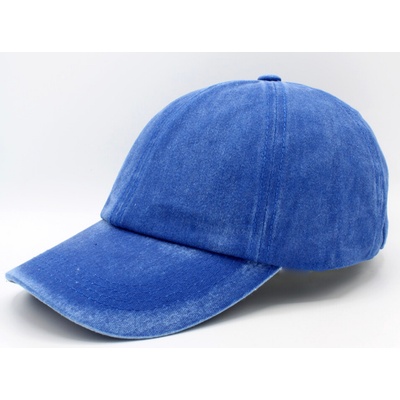 Fiebig Headwear since 1903 Modrá z seprané bavlny Baseball Cap Washed Cotton