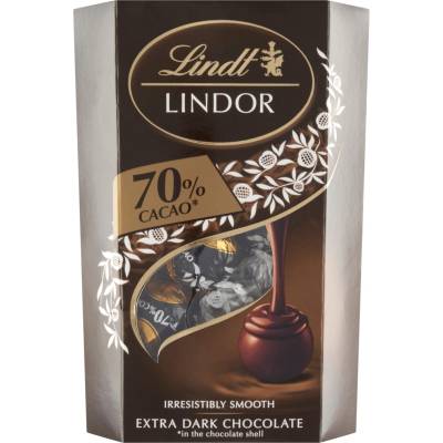 Lindt Lindor Extra Dark 70% 200 g