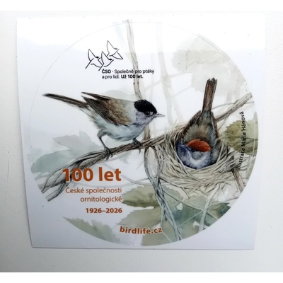Samolepka - 100 let ČSO – Zboží Živě