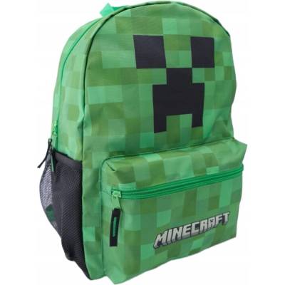 Predškolský batoh jednokomorový Minecraft Epee unisex zelený