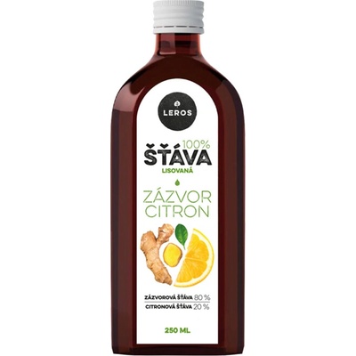 Leros Šťáva Zázvor and Citron 250 ml