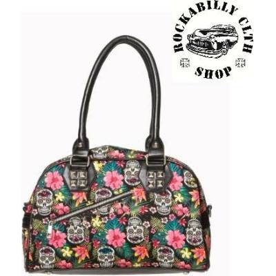 Dámská taška kabelka retro rockabilly pin-up Banned Hibiscus bag