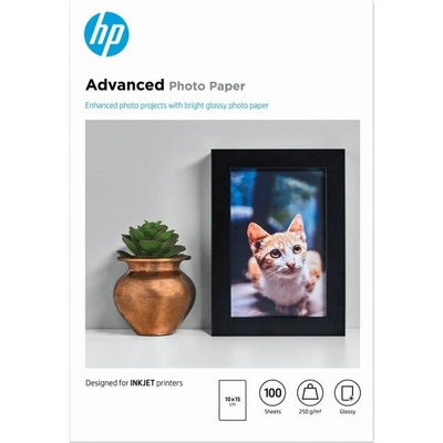 HP Хартия HP Advanced Glossy Photo Paper-100 sht/10 x 15 cm borderless (Q8692A)