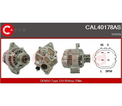 Generátor CASCO CAL40178AS