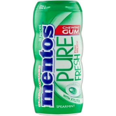 Mentos Pure Fresh Spearmint žvýkačka 15 x 30g