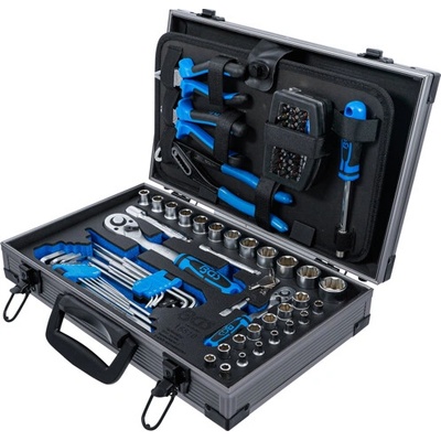 BGS technic Kufr s nářadím - gola sada 1/4" a 1/2", klíče, kleště, 85 dílů - BGS 11510