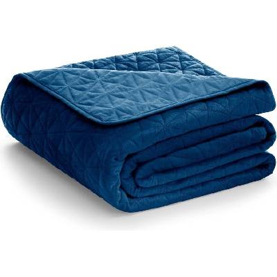 AmeliaHome Modrý pléd Laila Royal 220x240
