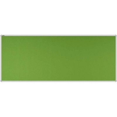 VMS VISION Stolový paraván EKONOMIK ekoTAB oblý roh 160 x 65 cm jarný zelený