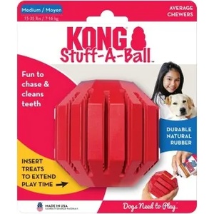 KONG Stuff-A-Ball Medium - играчка за куче от гума - САЩ - KS2E