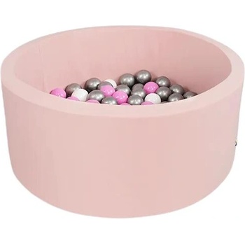 Misioo Smart S Princess Suchý bazén růžový 70x27 cm + 100 míčků