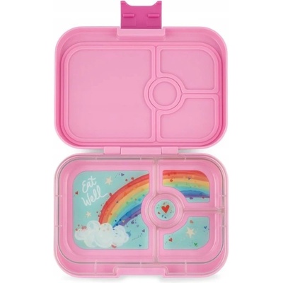 Yumbox krabička na desiatu Panino Power Pink Rainbow