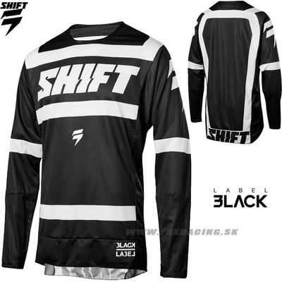Shift 3Lack Strike čierno-biely