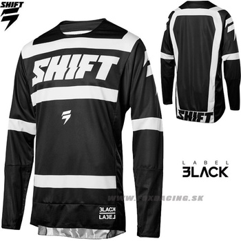 Shift 3Lack Strike čierno-biely