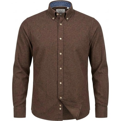 Ego man pánská košile regular fit RE-304-03 hnědá
