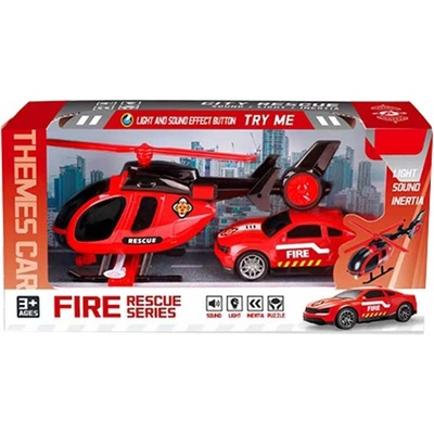 Ocie Кола с хеликоптер Ocie - Fire, със светлини и звуци (OTB0607717)