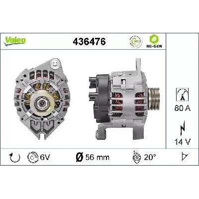 VALEO Alternátor VA 436476