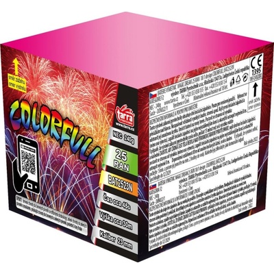 Tarra pyrotechnik Ohňostroj Colorfull 25 ran