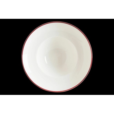 BONNA Hluboký talíř 240 mm, 0,4 l Linea Burgundy
