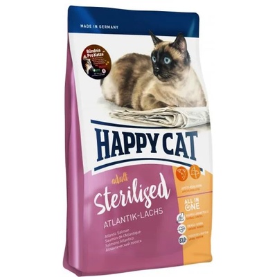 Happy Cat Supreme Fit & Well Adult Sterilised salmon 10 kg