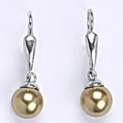 Čištín se Swarovski perlou bronze NK 1397/20