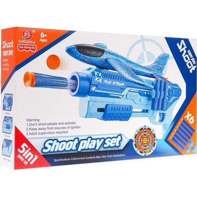 RKToys Pistole s odpalovačem letadla 5v1