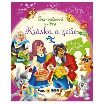 Skládačková knížka - Kráska a zvíře