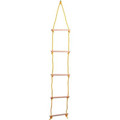 WOODY Provazový žebřík ROPE LADDER Žlutá