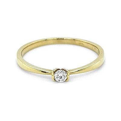 Beny Jewellery zlatý zásnubní s Diamantem 2011221