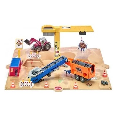 SIKU - Комплект за игра - Строителна площадка с аксесоари (5701)