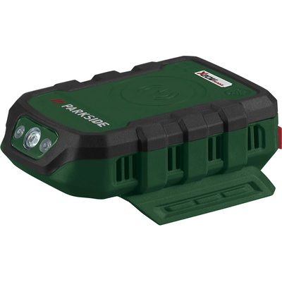 PARKSIDE PWCA 20-Li A1 USB адаптер с безжичен пад, USB-C и LED лампа, 20V (413095_2207)