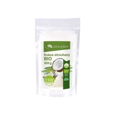 ZdravýDen Bio Kokos strouhaný Raw 300 g