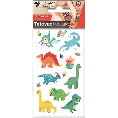Anděl Přerov Tetovací obtisky dinosauři