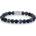 Rebel & Rose Bracelet Blue Rocks RR-80045-S-L+ mens, мъже