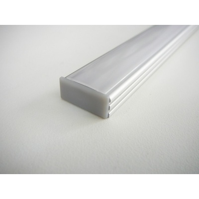Koncovka LED profilu N2 plastová - Plná TL-096041