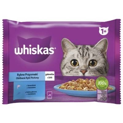 Whiskas rybí výber v želé 4 x 85 g
