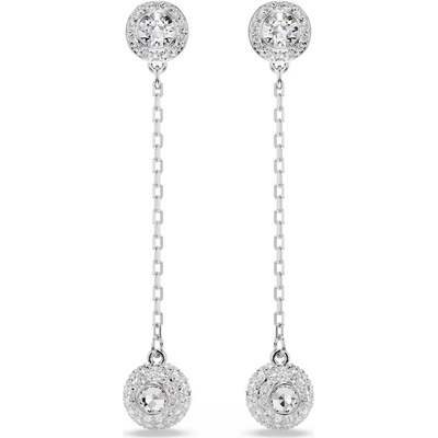 Swarovski Luxusné visiace náušnice 2v1 Una Angelic 5732273