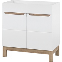 Comad Koupelnová skříňka pod umyvadlo Bali White 80 bílá/dub wotan