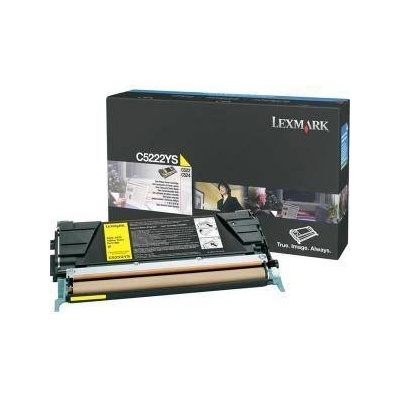 Lexmark Тонер касета за Lexmark OPTRA C 522/524 - Yellow (C5222YS) 23be66