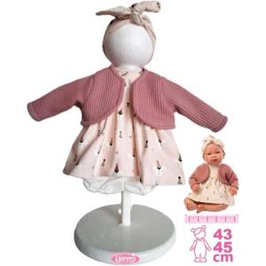Llorens M844-006 дрехи за кукла бебе NEW BORN размери 43-45 см (4-M844-006)