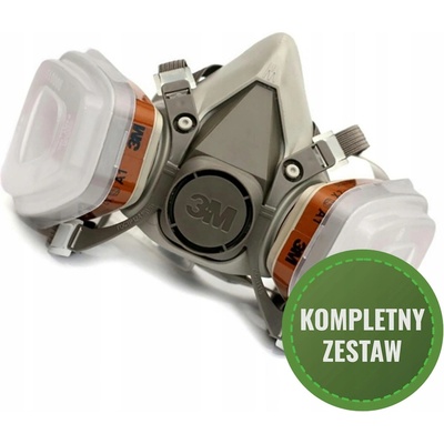 3M 6200 Lakýrnická polomaska