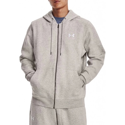 Under Armour Mikina s kapucňou UA Essential Fleece FZ Hood-GRY 1373881-592