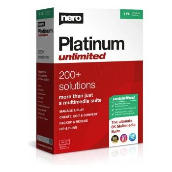 Nero Platinum Suite 2022, Elektronická licence EMEA-12220015/1445