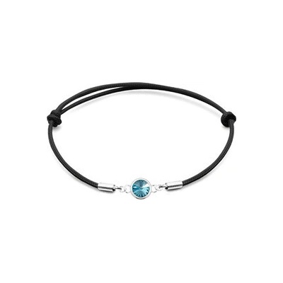 Nubis stříbrný s Crystals from Swarovski Aquamarine SX129-AQ