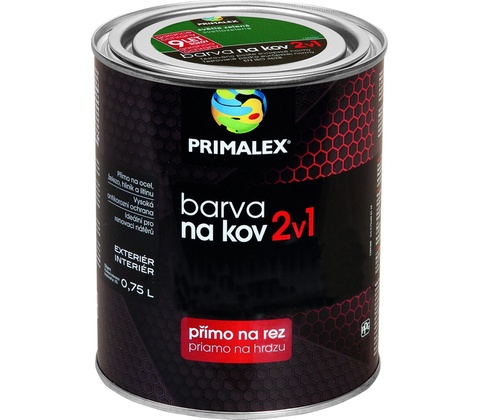 Primalex 2v1 čierna 0,75l