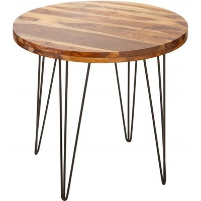 Anvicti1 Kulatý MAKASSAR 80 cm masiv sheesham JS40781