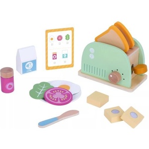 Tooky Toy Tooky Toy: Дървен тостер с аксесоари (TJ272)