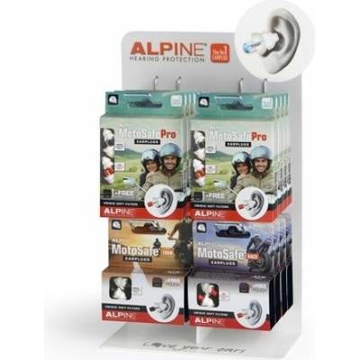Alpine MotoSafe obchodné balenie štuplov do uší 16 ks